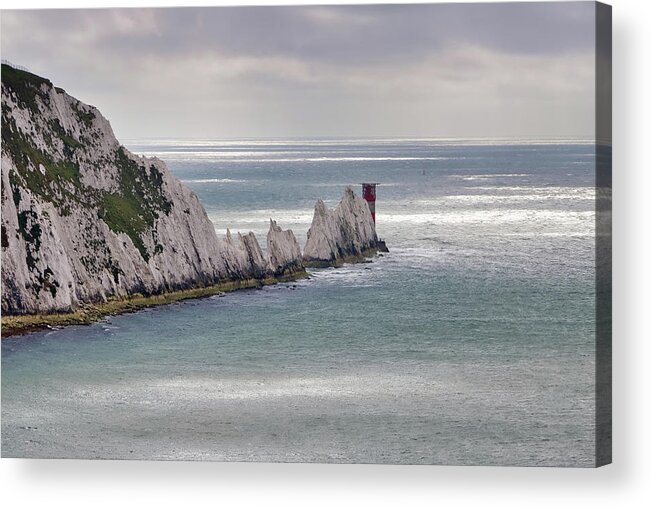 Isle Of Wight Acrylic Print featuring the photograph Needles, Isle of Wight by Maria Meester