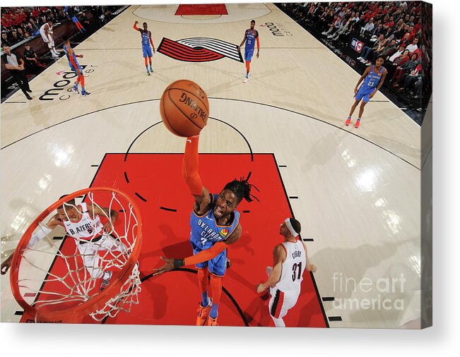 Playoffs Acrylic Print featuring the photograph Nerlens Noel by Cameron Browne