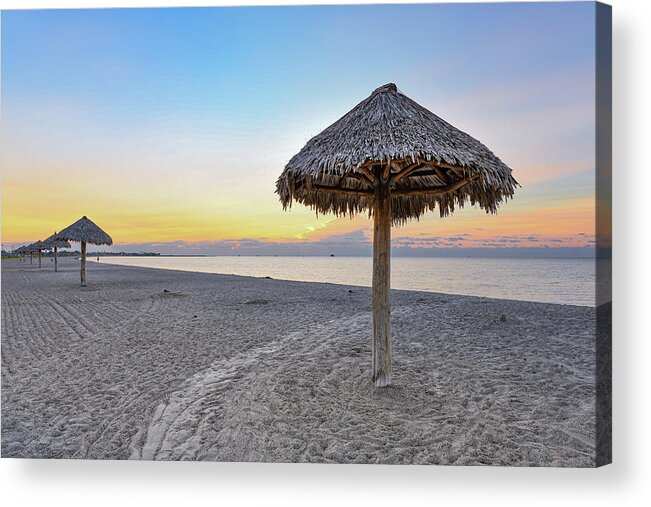 Beach Acrylic Print featuring the photograph Never Forgotten by Christopher Rice