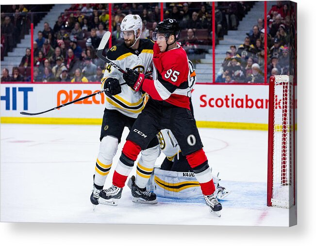 National Hockey League Acrylic Print featuring the photograph NHL: JAN 25 Bruins at Senators by Icon Sportswire