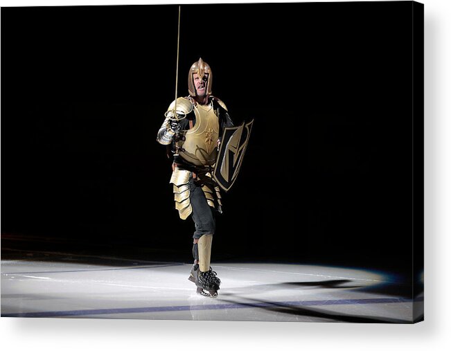 Vegas Golden Knights Acrylic Print featuring the photograph NHL: NOV 10 Jets at Golden Knights by Icon Sportswire
