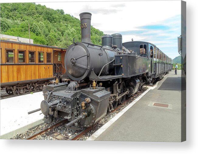 Travelers Acrylic Print featuring the photograph No. 403 at Tournon by W Chris Fooshee