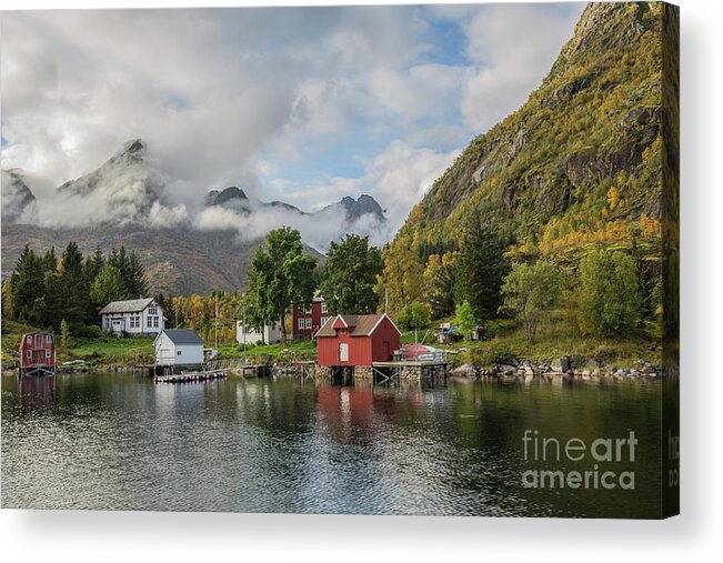 Nordland Acrylic Print featuring the photograph Nordland Morning by Eva Lechner