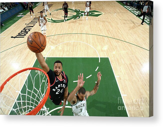 Norman Powell Acrylic Print featuring the photograph Norman Powell by Nathaniel S. Butler