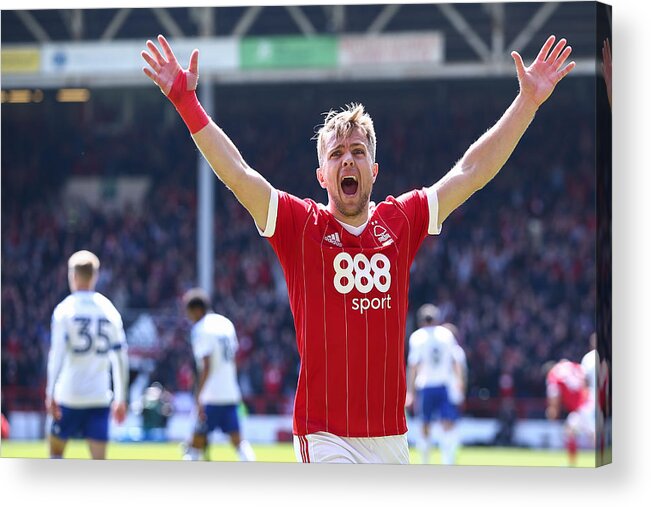 People Acrylic Print featuring the photograph Nottingham Forest v Ipswich Town - Sky Bet Championship by Robbie Jay Barratt - AMA