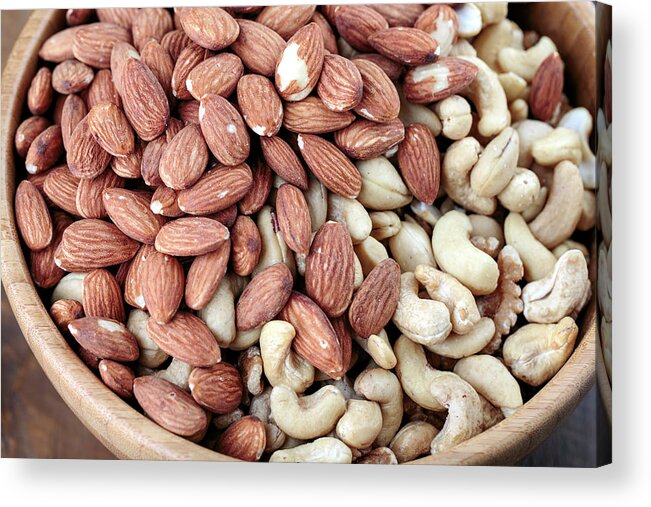 Nuts Acrylic Print featuring the photograph Nuts by Nailia Schwarz