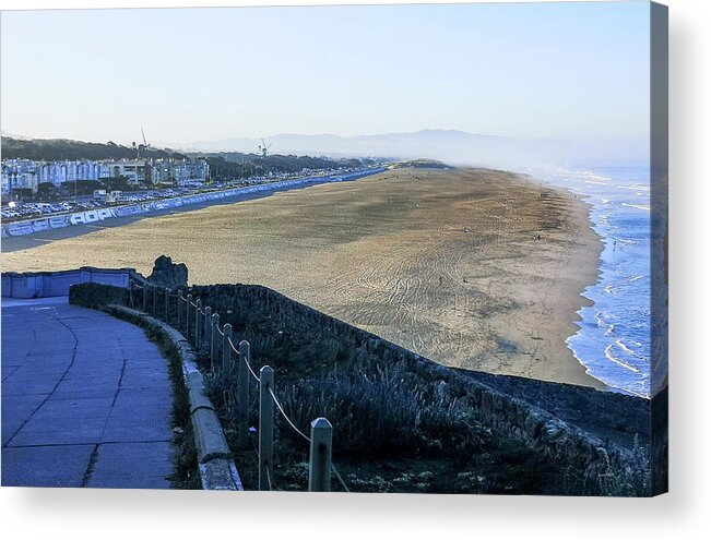 Beach Acrylic Print featuring the photograph Ocean Beach by James Canning