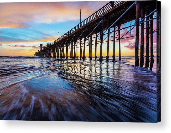 Acrylic Print featuring the photograph Oceanside Pier by Local Snaps Photography
