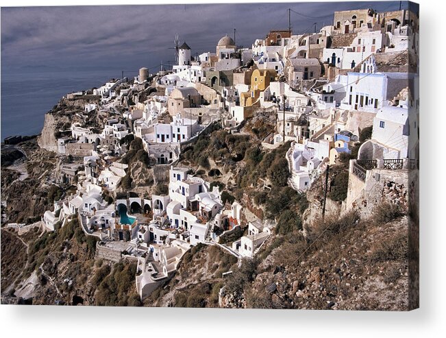 Greece Acrylic Print featuring the photograph Oia by Photo by Victor Ovies Arenas
