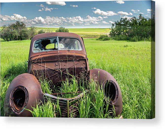 Car Acrylic Print featuring the photograph Old Car by Phil And Karen Rispin