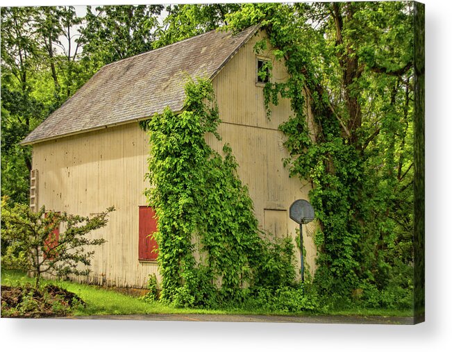 Lafayette Acrylic Print featuring the photograph Old Lafayette Barn by Kristia Adams