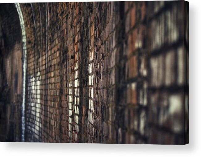 Photo Acrylic Print featuring the photograph Old Time Tunnel by Evan Foster