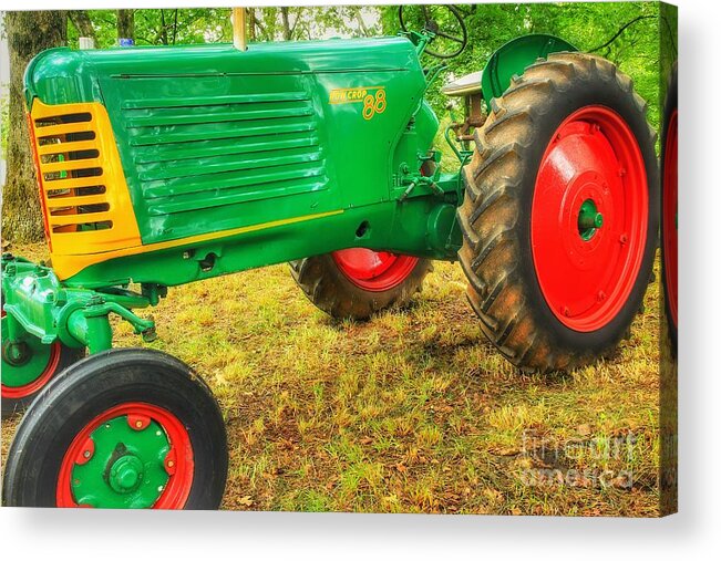 Farming Acrylic Print featuring the photograph Oliver Row Crop 88 by Mike Eingle