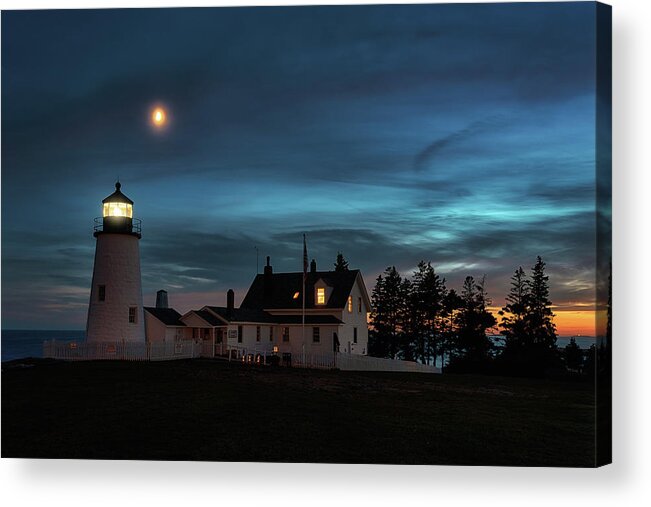 Maine Acrylic Print featuring the photograph Only In Maine 122 by Robert Fawcett