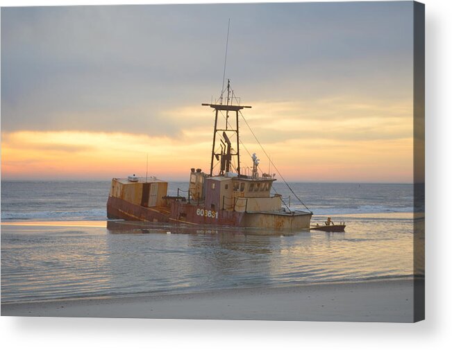 Outer Banks Acrylic Print featuring the photograph Oregon Inlet 3/30/20 by Barbara Ann Bell