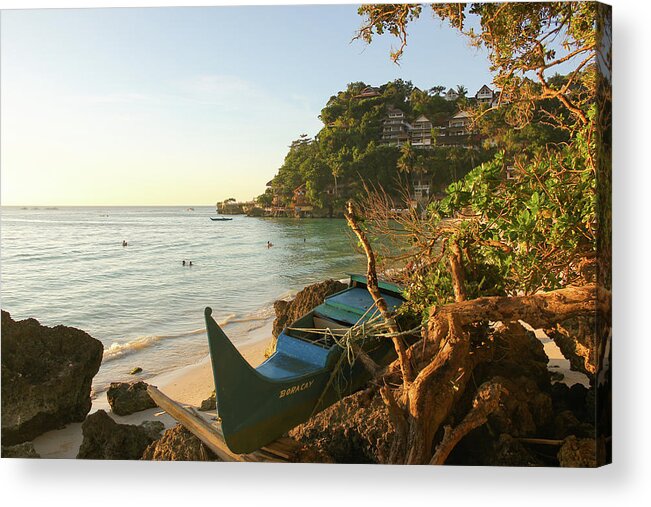 Boracay Acrylic Print featuring the photograph Out of Place by Josu Ozkaritz