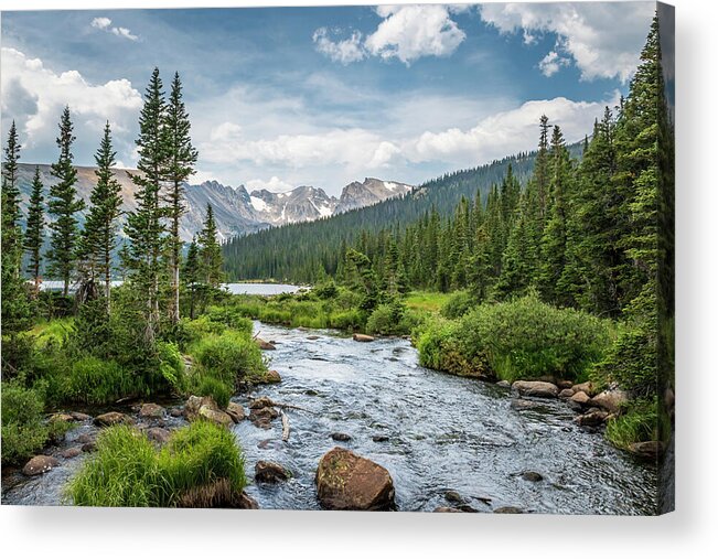 Colorado Acrylic Print featuring the photograph Paradise in the Rockies by Michael Smith