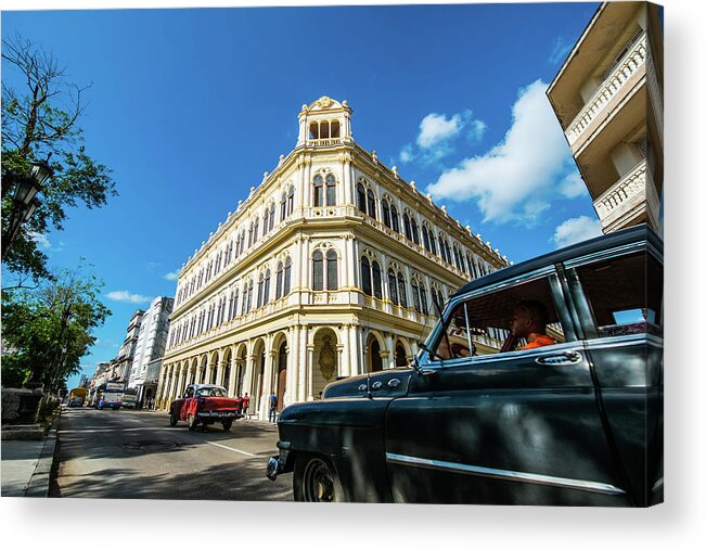 Cuba Acrylic Print featuring the photograph Parque Central, Havana. Cuba by Lie Yim
