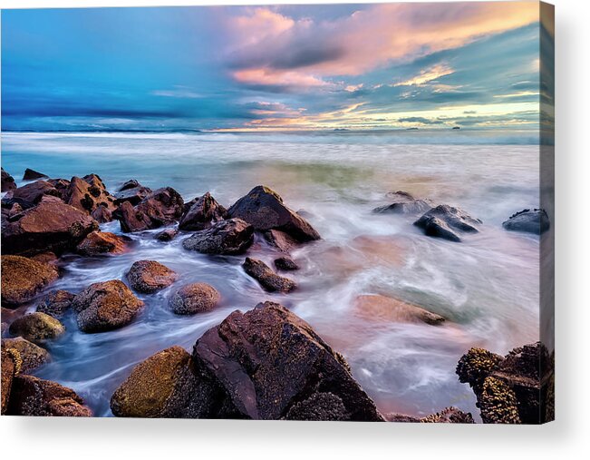 Ocean Acrylic Print featuring the photograph Pastel Sea by Dan McGeorge