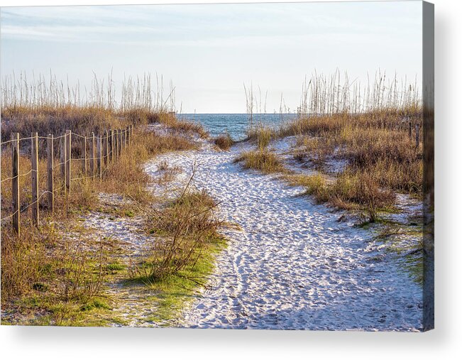 Beach Acrylic Print featuring the photograph Path to the Beach by Mike Whalen