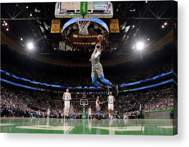 Paul George Acrylic Print featuring the photograph Paul George by Brian Babineau