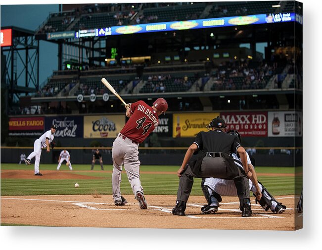 People Acrylic Print featuring the photograph Paul Goldschmidt by Dustin Bradford