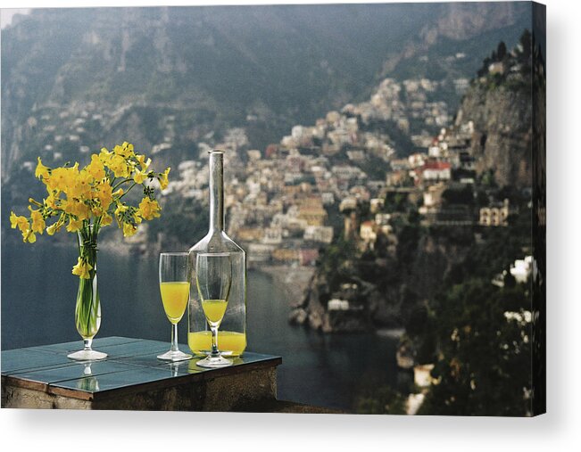 Italy Acrylic Print featuring the photograph Limoncello by Claude Taylor