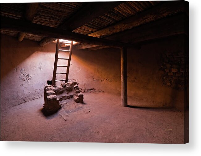 New Mexico Acrylic Print featuring the photograph Pecos Kiva by Dan McGeorge