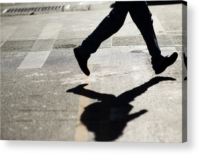 Pedestrian Acrylic Print featuring the photograph Pedestrian Fatalities On The Rise In New York City by Spencer Platt