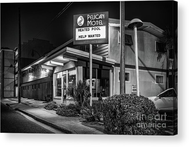 Pelican Motel Acrylic Print featuring the photograph Pelican Motel by David Smith