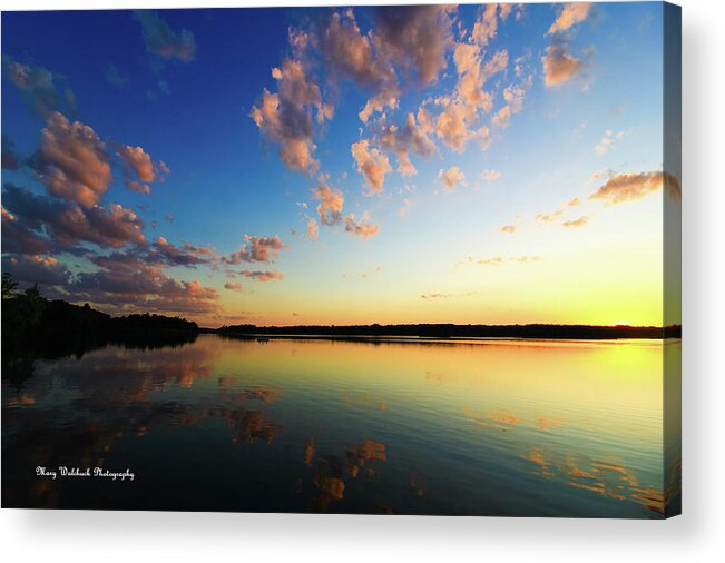 Sunset Acrylic Print featuring the photograph Pink Cloud Sunset by Mary Walchuck
