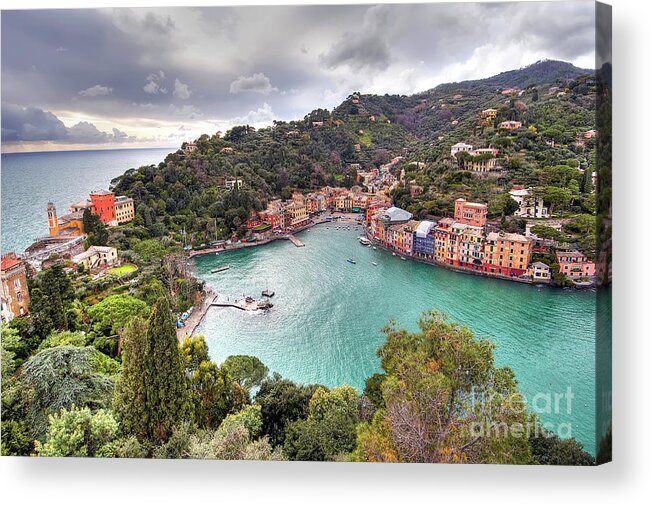 National Park Acrylic Print featuring the photograph Portofino - The Bay - Italy by Paolo Signorini