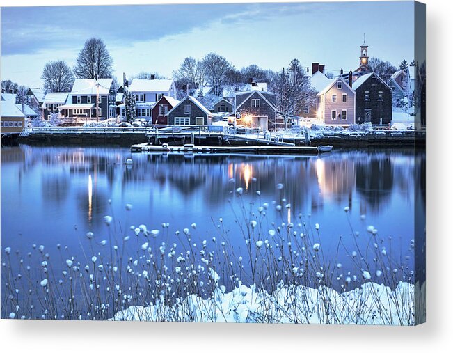 Portsmouth Acrylic Print featuring the photograph Portsmouth Winter Wonderland by Eric Gendron