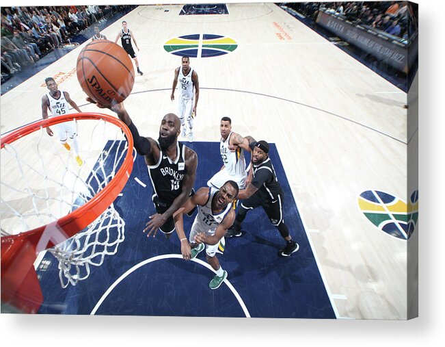 Quincy Acy Acrylic Print featuring the photograph Quincy Acy by Melissa Majchrzak