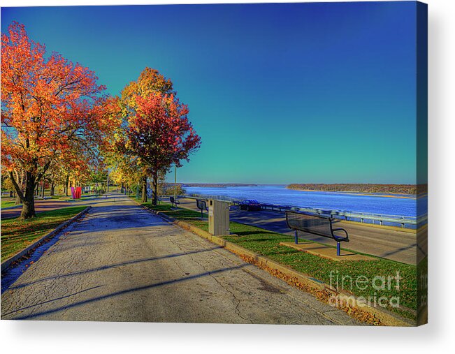 Park Acrylic Print featuring the photograph Rand Park by Larry Braun