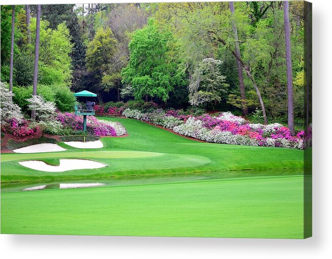 Augusta National Golf Club Acrylic Print featuring the photograph Ready to play at the Masters by Lynn Hunt