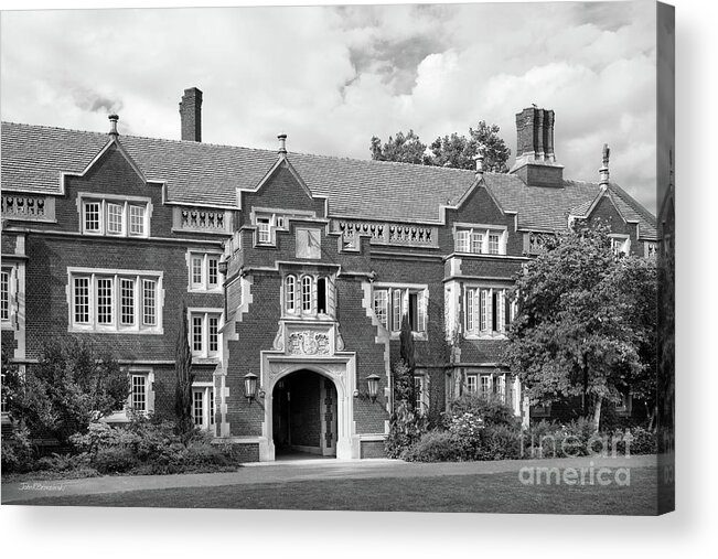 Reed College Acrylic Print featuring the photograph Reed College Old Dorm Block by University Icons