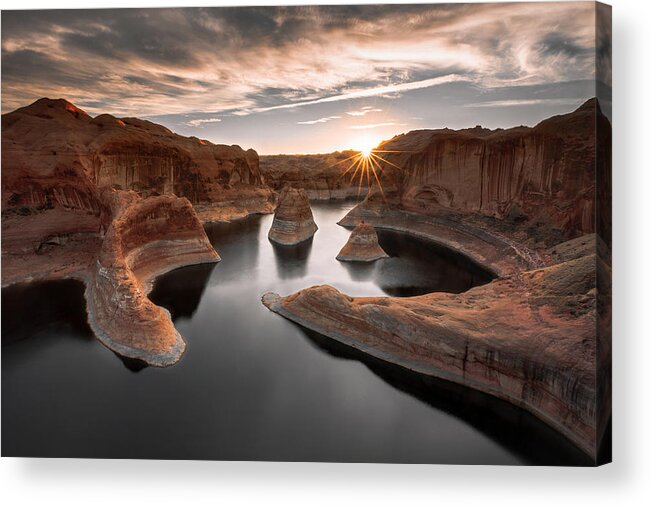 Lake Powell Acrylic Print featuring the photograph Reflection Canyon by Ryan Smith