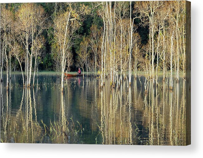Awesome Acrylic Print featuring the photograph Reflection by Khanh Bui Phu