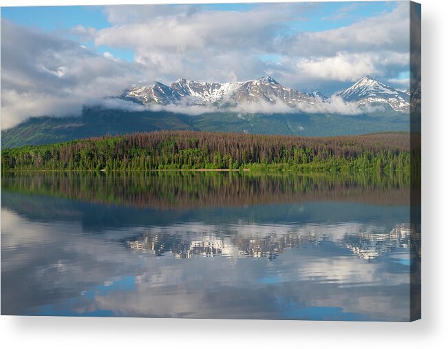 Mountain Acrylic Print featuring the photograph Reflections by Bill Cubitt