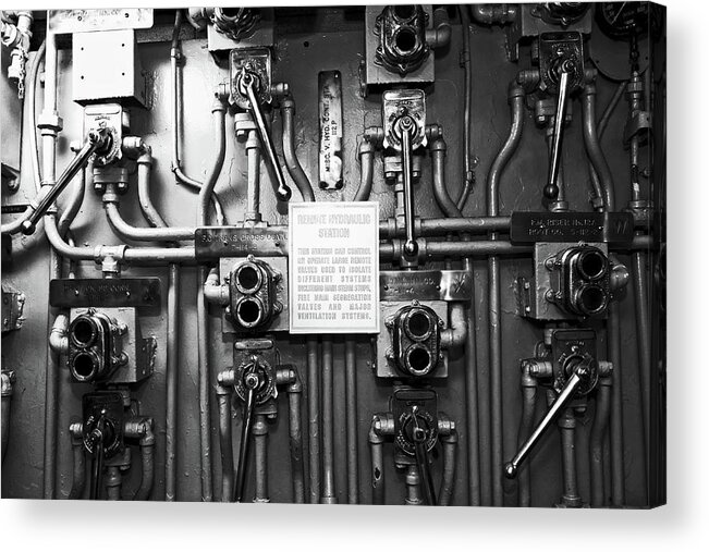 Historic Acrylic Print featuring the photograph Remote Hydraulic Station by George Taylor