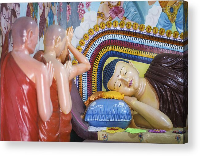 Art Acrylic Print featuring the photograph Resting Buddha by Daniele Carotenuto Photography