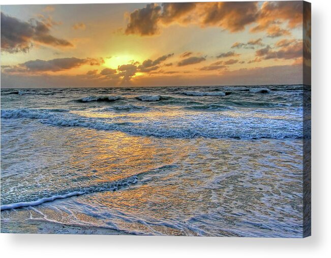 Gulf Of Mexico Acrylic Print featuring the photograph Restless by HH Photography of Florida