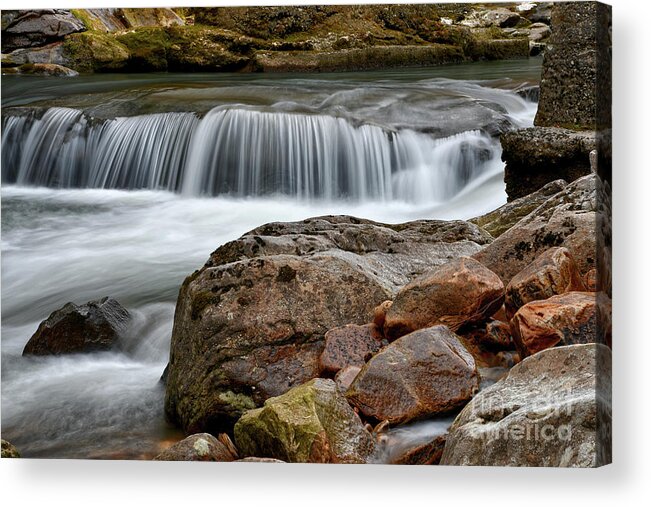 Cumberland Plateau Acrylic Print featuring the photograph Richland Creek 16 by Phil Perkins