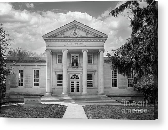 Ripon College Acrylic Print featuring the photograph Ripon College Lane Library by University Icons