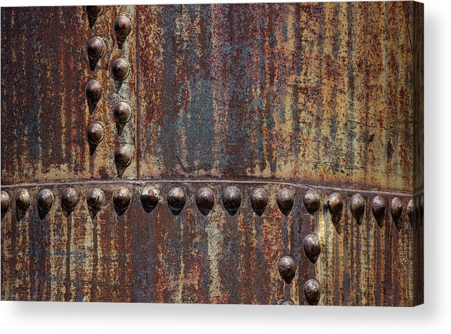 Co Acrylic Print featuring the photograph Rivets by S Katz