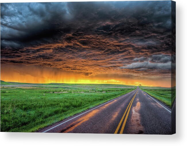 Orman Acrylic Print featuring the photograph Road to Oz by Fiskr Larsen