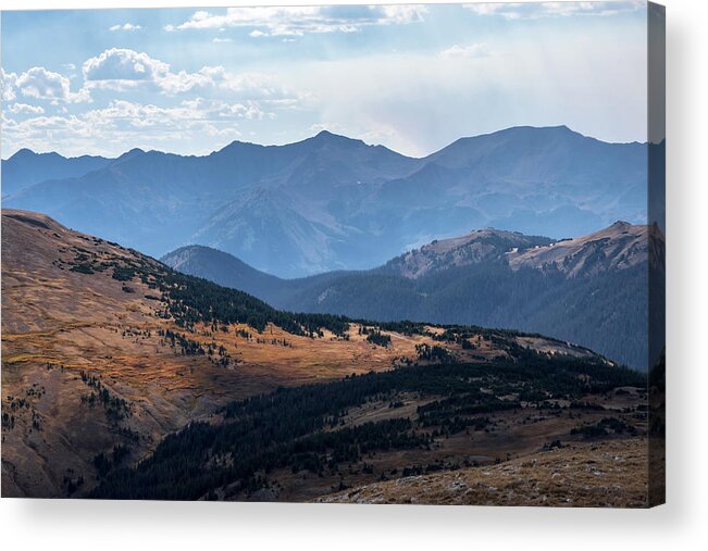 Rocky Mountain National Park Acrylic Print featuring the photograph Rock Mountain National Park by Nathan Wasylewski
