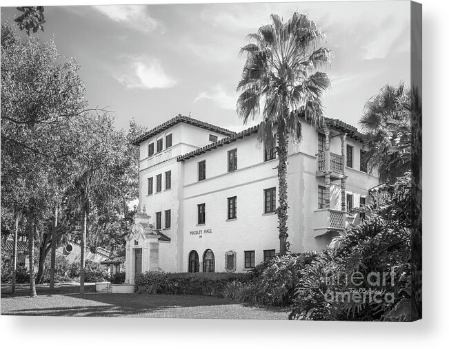 Rollins College Acrylic Print featuring the photograph Rollins College Pugsley Hall by University Icons