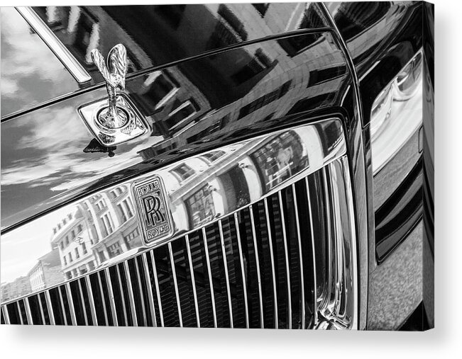 Rolls Royce Acrylic Print featuring the photograph Rolls in Montreal by Jim Whitley